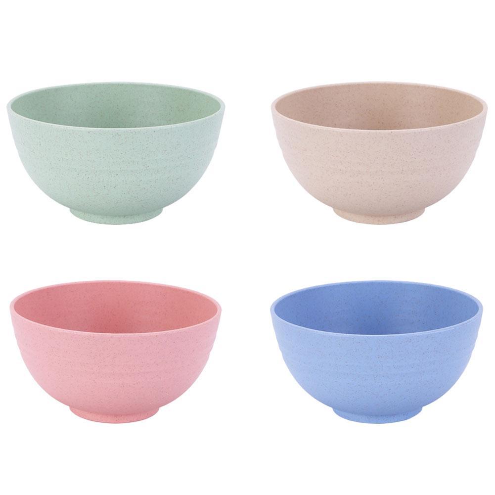 Cuenco grande de paja de trigo para niños, fibra de cereales irrompible, Degradable, antiquemaduras, respetuoso con el medio ambiente, I9F1, 1 unidad
