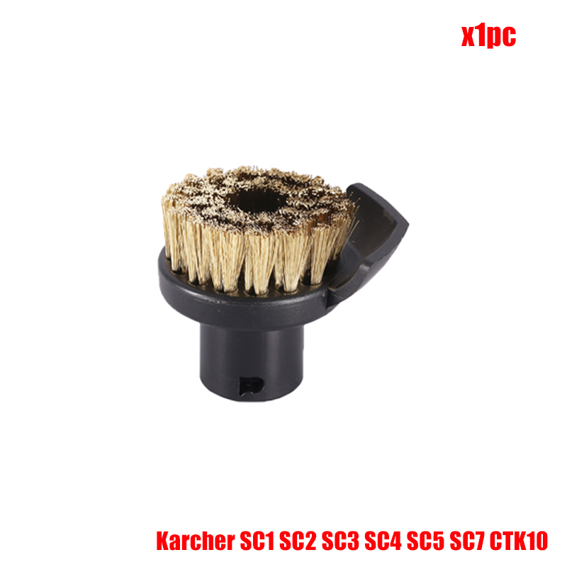 Borstels Voor Karcher SC1 SC2 SC3 SC4 SC5 SC7 CTK10 Handheld Stoomreiniger Nylon Borstel Sprinkler Nozzle Hoofd Onderdelen: Donkergrijs