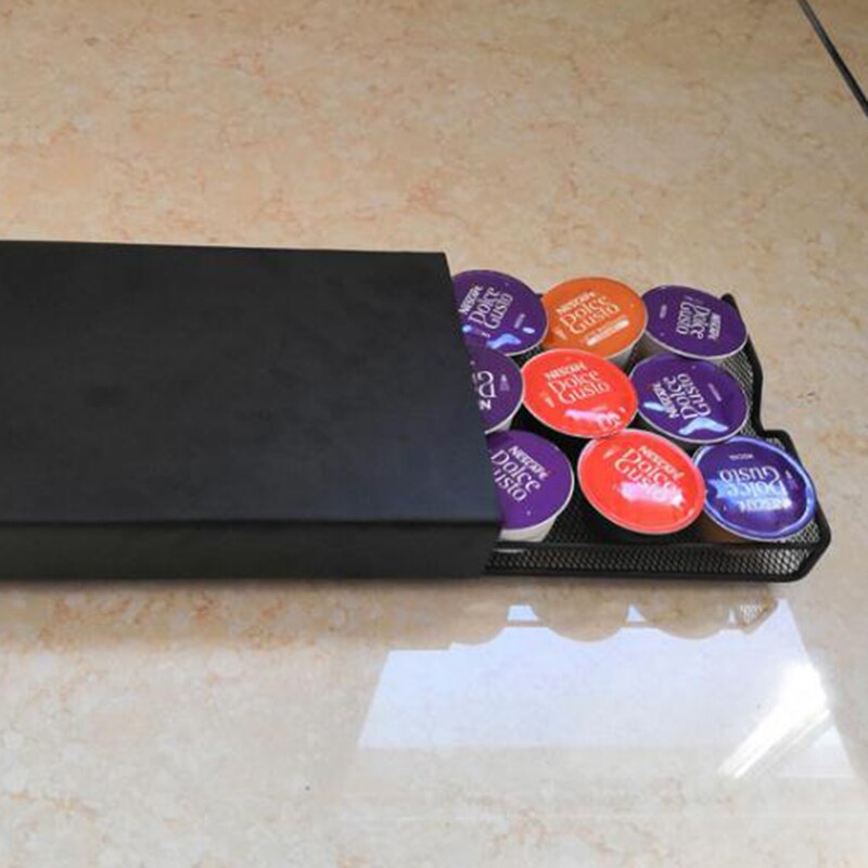 Coffee Pod Holder 72pc K-Cup Nespresso Dolce Gusto Lavazza Coffee Capsule Display Storage Stand Chrome Tower Mount Rack