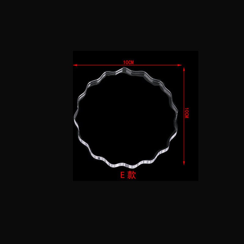 High Transparency Acrylic Block for DIY Transparent Seal Stamp Block handle for DIY Scrapbooking Clear Photo Album Decorative: E