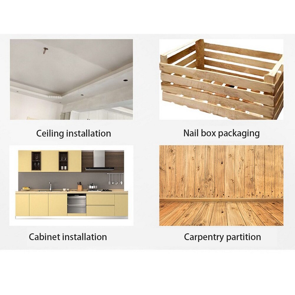 Screw Gun Automatic Nail Feeding Chain Belt Screw Tool Meets The Installation Requirements Without Support and Easy To Operate