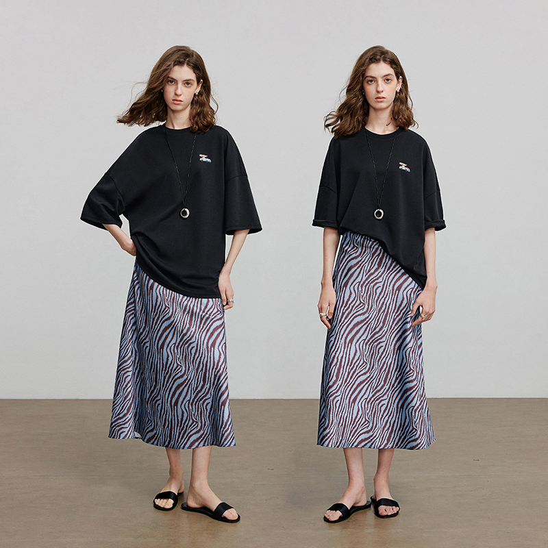 TOYOUTH Women Skirt Summer Umbrella Skirt8520053