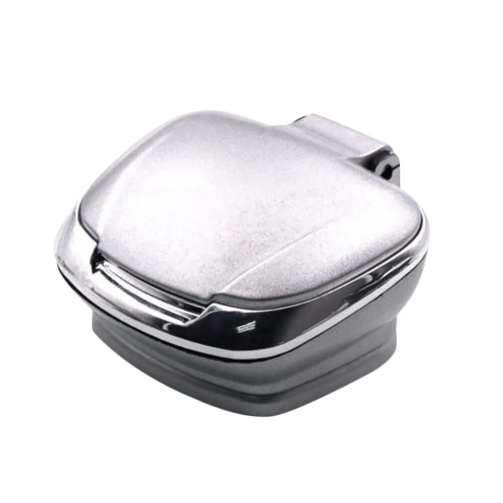 Cendrier universel chargeur USB avec indicateur LED, fournitures d'intérieur de voiture: Argent