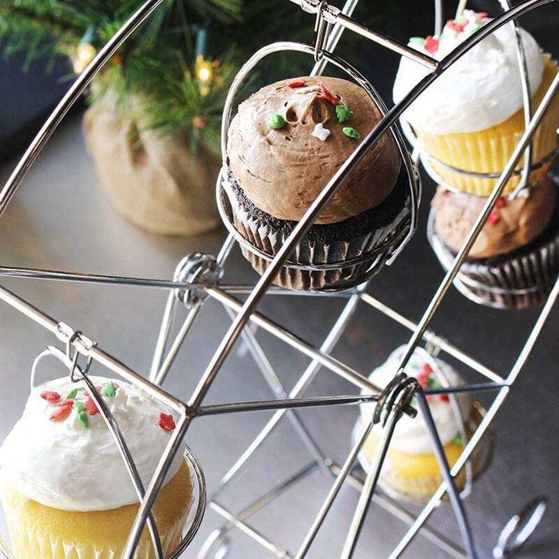 Cupcake Display Stand Houder Gebak Ferris Wielen Dessert Dienblad Voor Wedding Party Meubels Accessoires