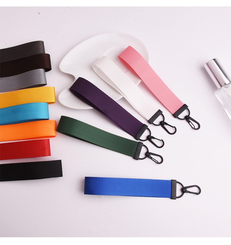Llavero con tira de lona Simple, tela Oxford con personalidad, colgante de mochila escolar resistente, accesorios de ,