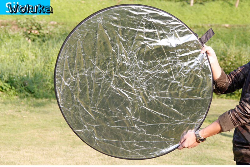 110cm foldable Reflector board Two side Gold silver reflective portable product fill light Portrait studio lighting CD50 T10