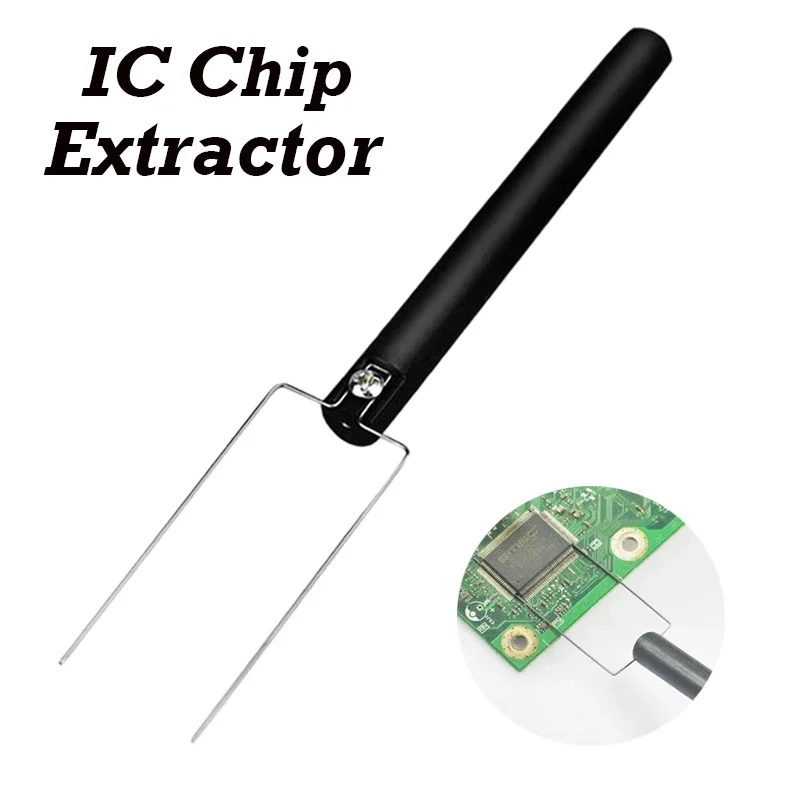 Extractor de chips IC, piezas de elementos electrónicos, receptor de pinza BGA, herramienta auxiliar de desmontaje, herramientas manuales de reparación de asistente de soldadura