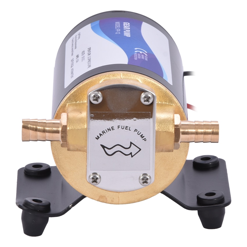 FP-12 pompe à huile à engrenages cc 12v Mini pompe d'aspiration Diesel auto-amorçante 168W 12/3.2ipm/gpm 14A 3m