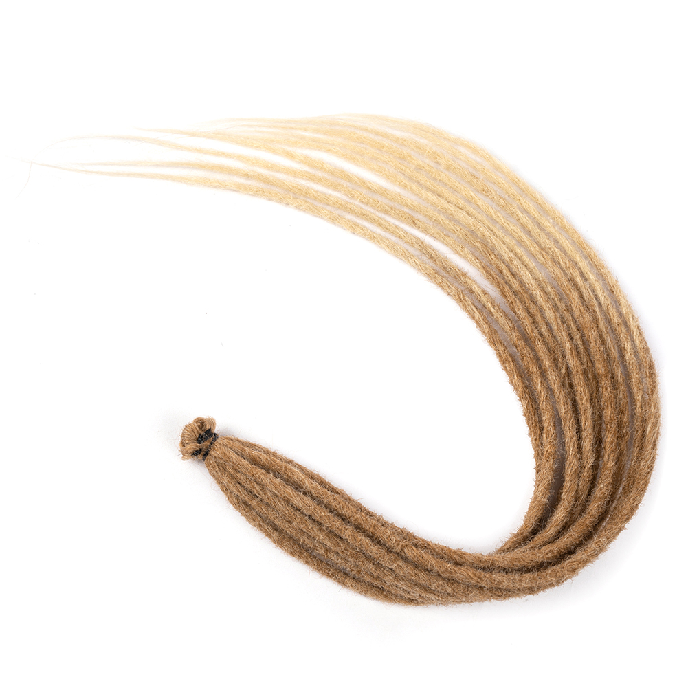 Synthetic Dreadlock Extensions 10 Root/pack Hippie Single Ended Dreads Ombre Loc Extensions 24 Inch Reggae Style Crochet Hair: NC/4HL
