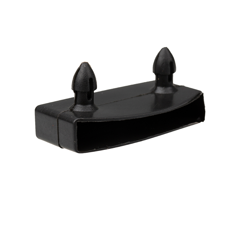 Reemplazo de plástico negro cuadrado para sofá cama, tapas de extremo central, funda de goma interior para cama de madera, piezas de marco, 10 Uds.