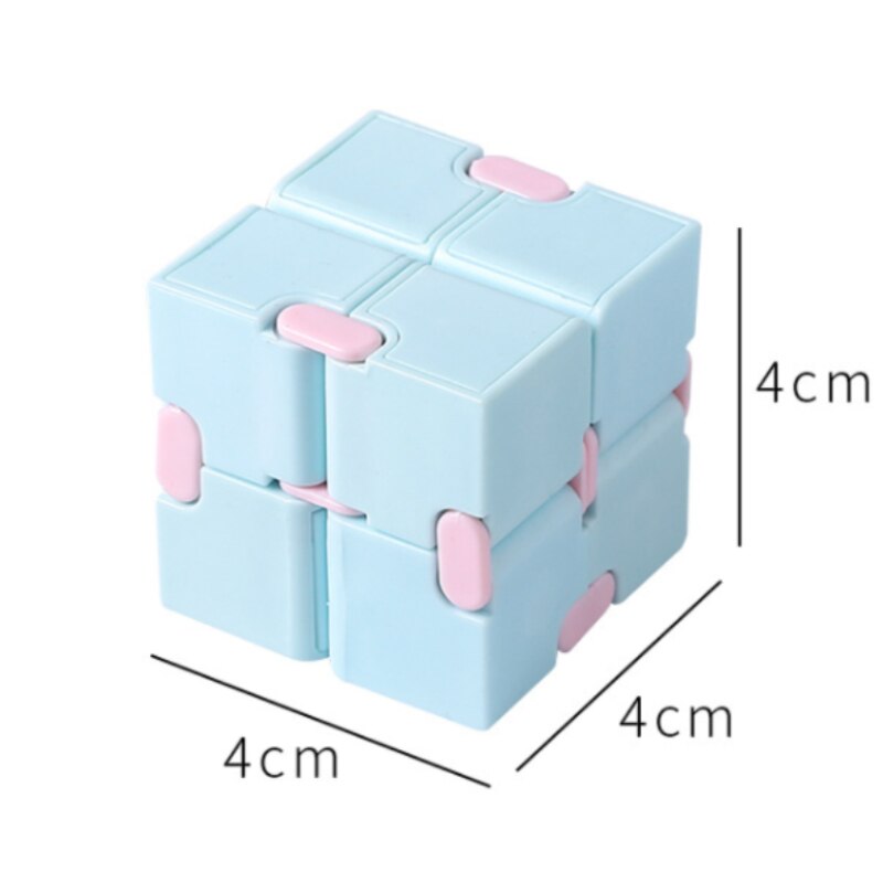 Decompression Infinity Cube Mini giocattoli antistress ansia antistress cubo magico Puzzle giocattolo per autismo bambini adulti bambini: blue