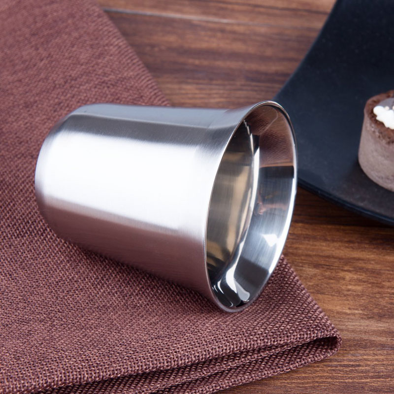 Nespressokoppar pixie espresso rostfritt stål dolce gusto dubbel vägg termokapsel kaffekopp 1 st 80ml 150ml