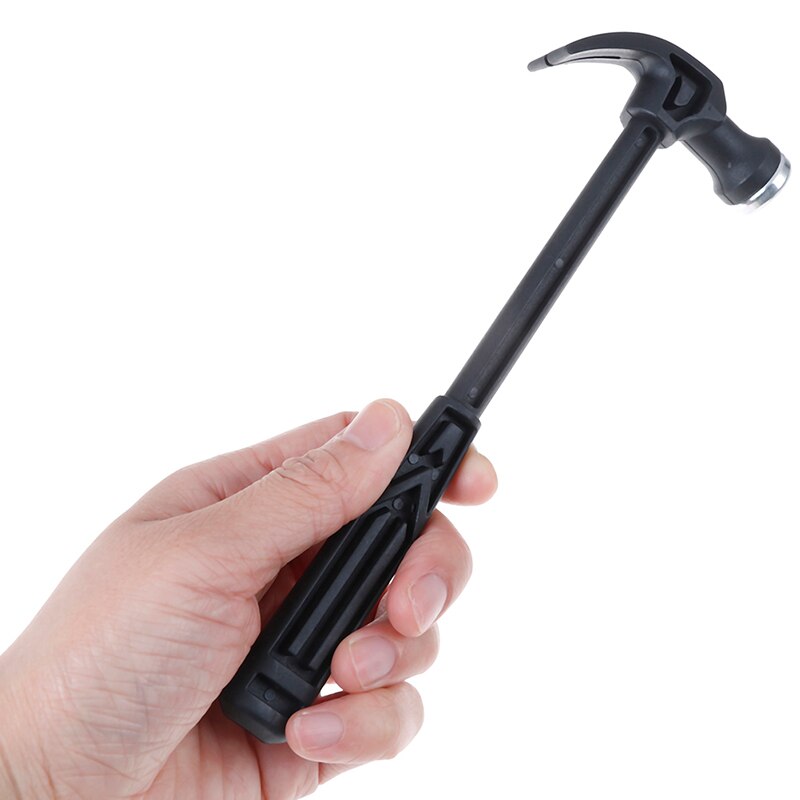 1 st liten järn hammare smycken klocka reparation handverktyg / plasthandtag mini klo hammare träbearbetning spik stansare metall hammare