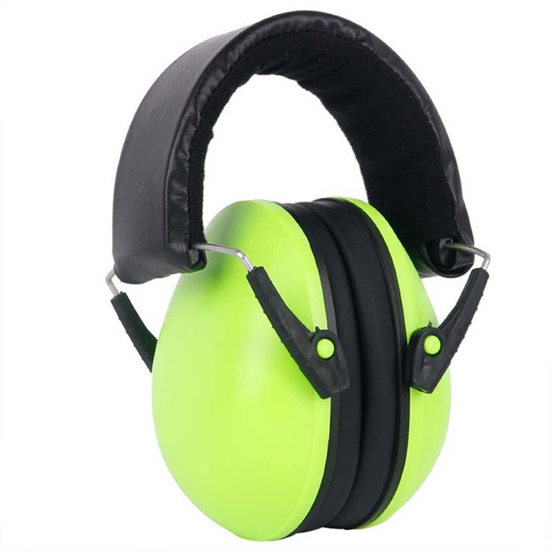 Zuigelingen Ruisonderdrukking Oorwarmers Kind anti-geluid Oorbeschermers Baby Slapen Studeren Oor Protector Kids Gehoorbescherming Headset: Light Green