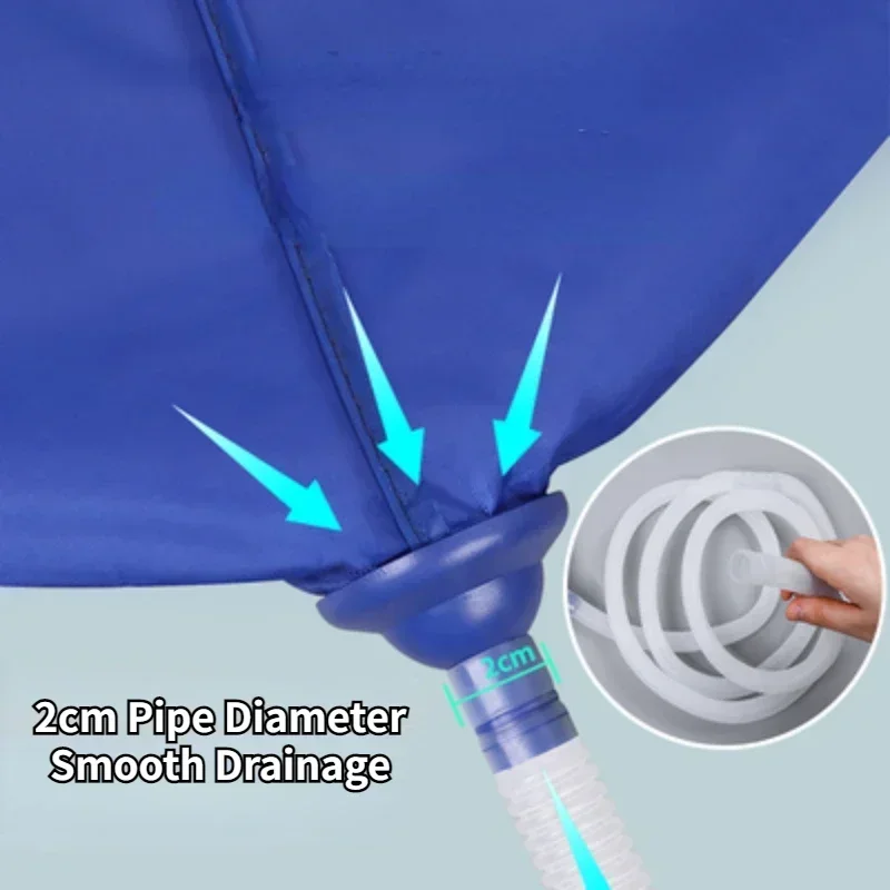 Bolsa de limpieza de aire acondicionado de 93cm, bolsa de drenaje impermeable para lavar, Kit de limpieza de aire acondicionado, herramientas de limpieza de aire acondicionado para el hogar