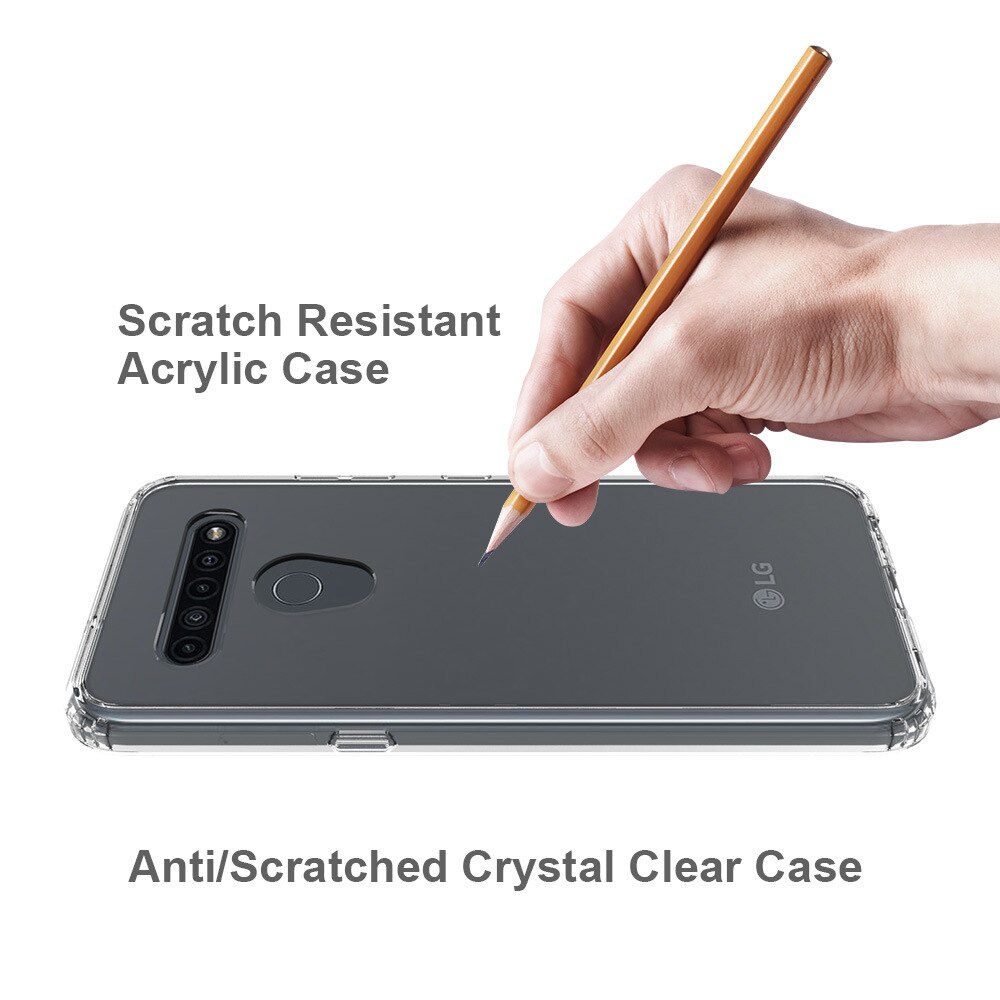Voor Lg K41S / K40S / K40 Case Crystal Hybrid Bumper Clear Phone Case Voor Lg K50S K50 Q51 K51 k61 Back Cover Acryl Gevallen K 41S