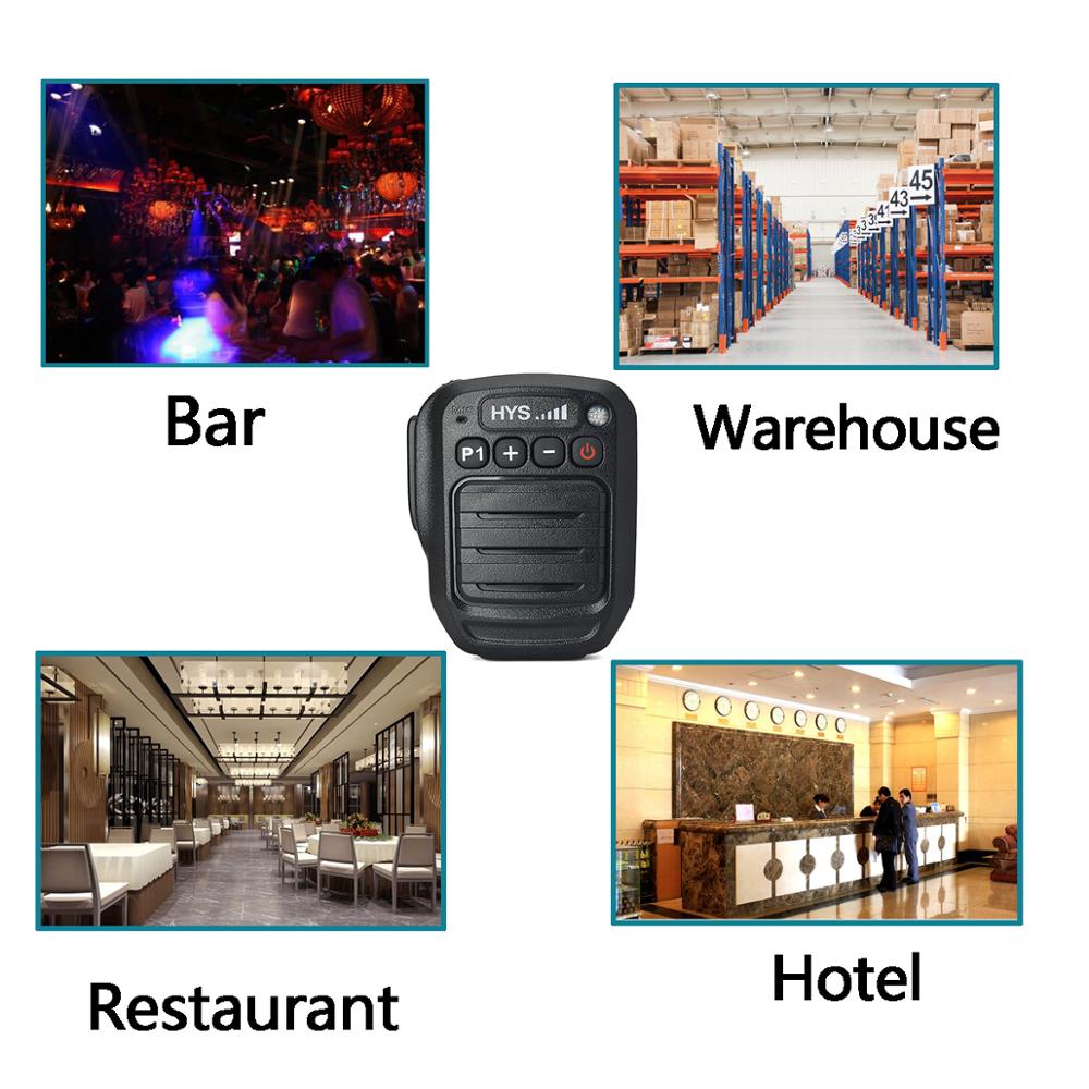 Hys bluetooth trådløs høyttaler mic ptt microhpone til zello app android moblie telefon