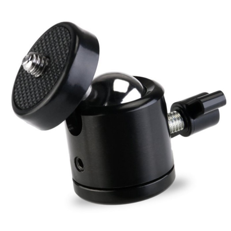 Mini Ball Kopf Mit 1/4 Blitzschuh montieren Adapter 360 Grad schwenken Aluminium Stativ Kugelkopf Für DSLR/Licht Stehen Camrea kugelgelenk