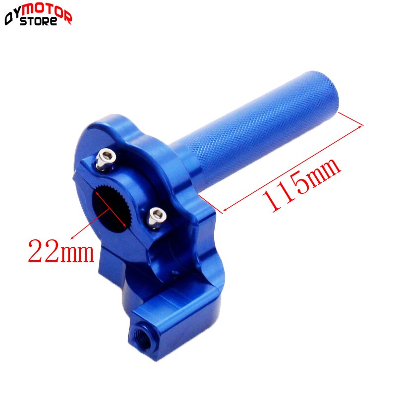 7/8 ''Cnc Aluminium Twist Gashendel Grip Voor Dirt Bike Quad Atv Pit 50cc 125cc 150cc 250cc