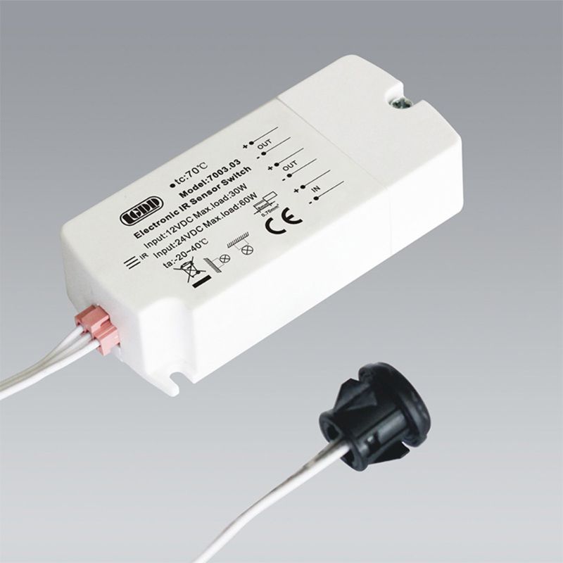 DC 12V IR Sensor Schalter 40W Infrarot Licht Schalter für LED Streifen Bewegung Welle U4LB