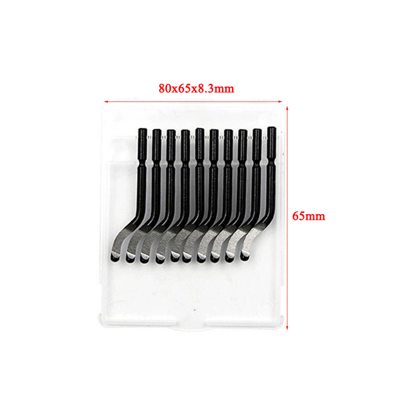 1 Pc Van Hand Plastic, Metalen Ontbramen Trimmen Mes Schraper Trimmer Afkanten Trimmen Tool Professionele Tot Rand Verwijdering