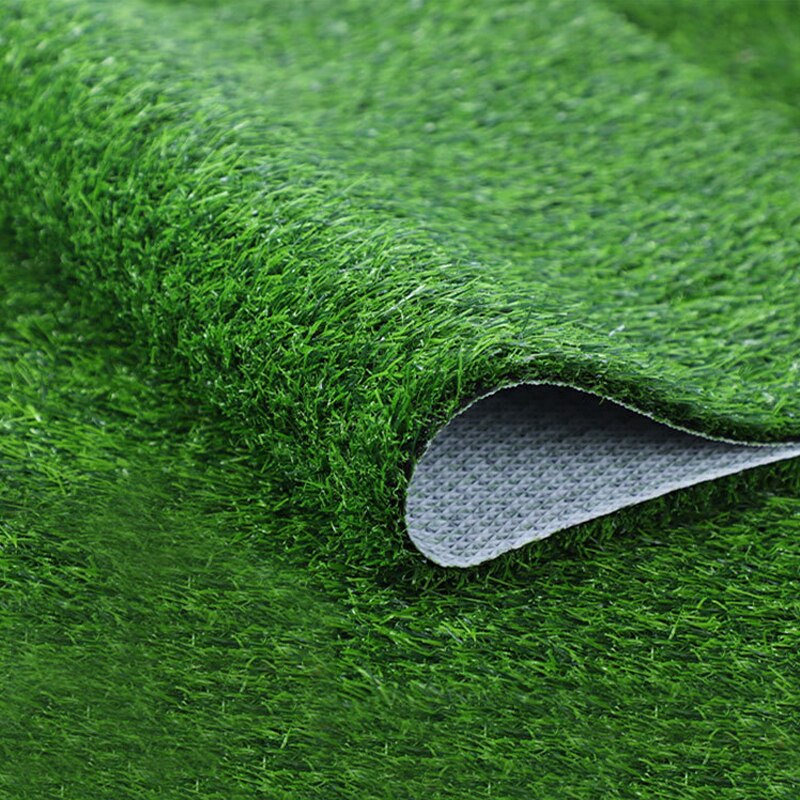1 carré de gazon artificiel épais de 15mm, gazon synthétique de paysage de pelouse de jardin intérieur et extérieur de 50cm * 200cm