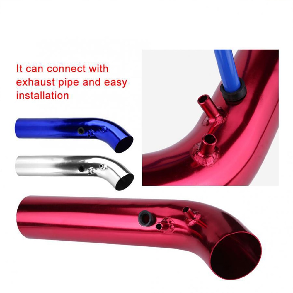 General Purpose 3-Inch 76mm Aluminum Automotive Intake Pipe Kit 3-Inch Racing Cold Intake Aluminum Pipe Air Filter