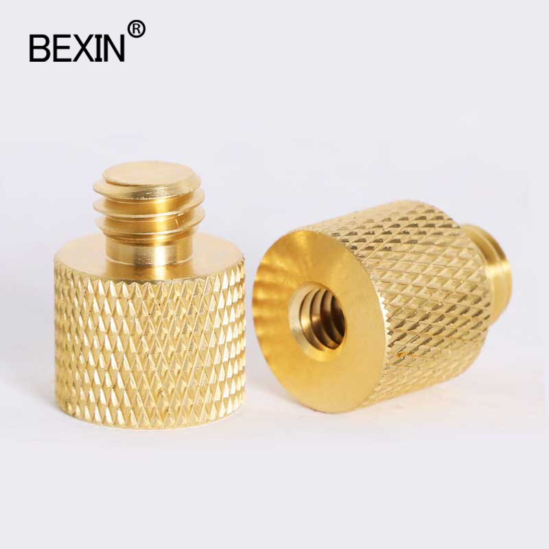 2PCS 1/4 3/8 Male to Female Thread Screw Mount Adapter Tripod Plate Screw Mount for Camera Flash Tripod Light Stand Converter