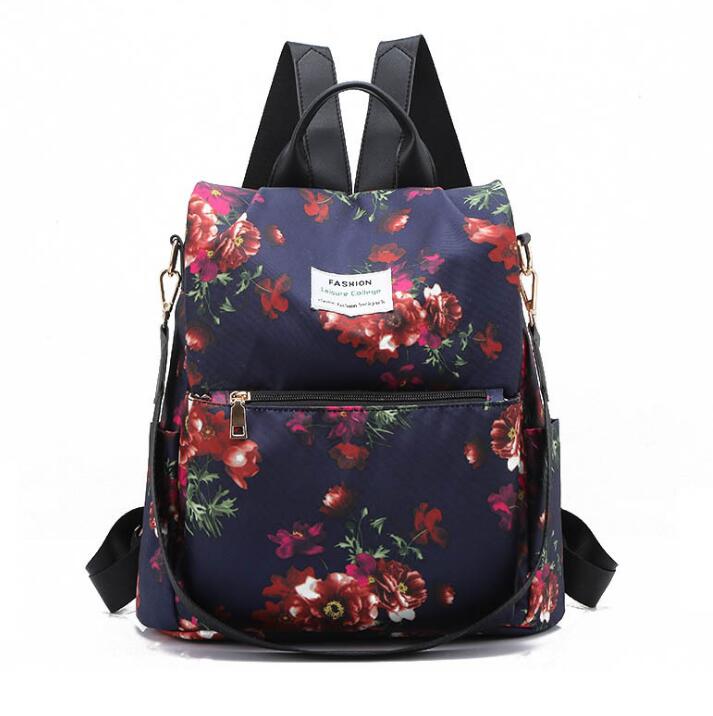 Chuwanglin Borsa Delle Donne Del Sacchetto Zaino Zaino Impermeabile del Sacchetto di Spalla Femminile Multifunzione Borse Da Scuola per Le ragazze mochila Mujer Y41601: Cosmos