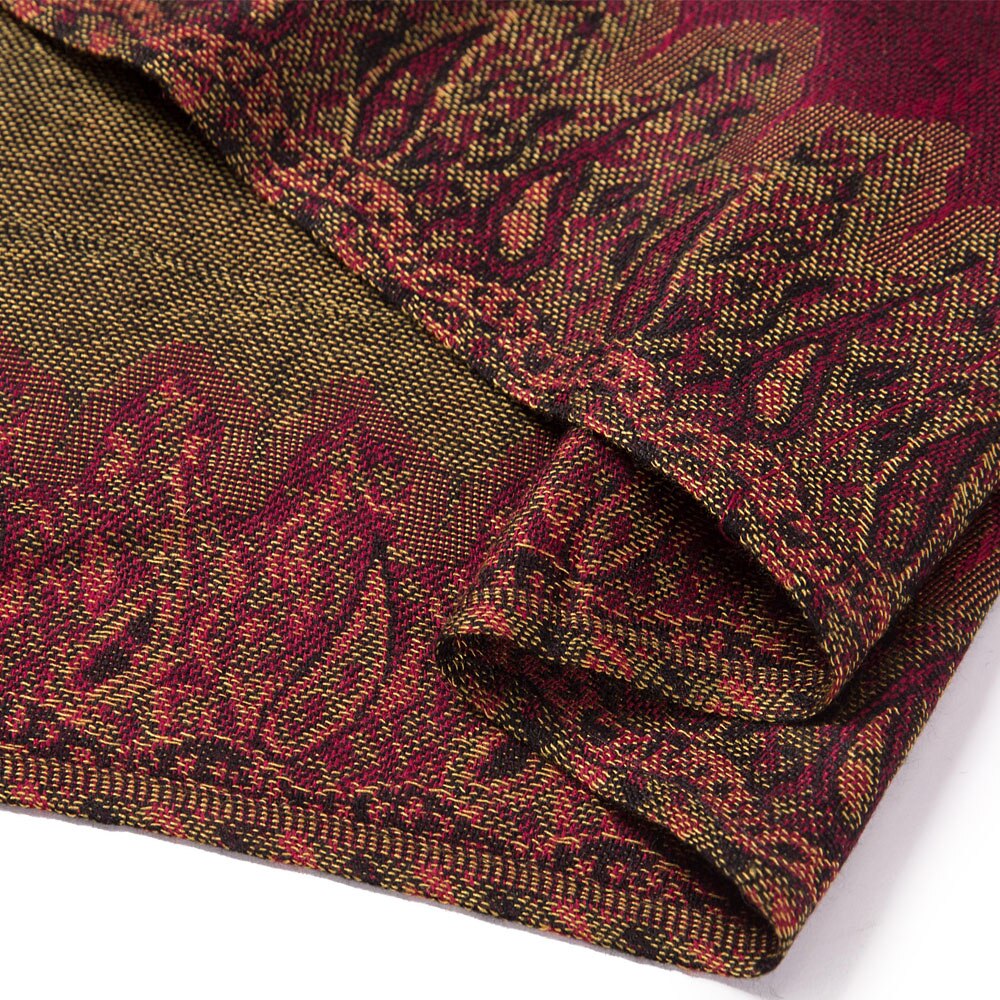 Paisley pashmina silke bomuld blandet luksus tørklæde sjal cap stjal jacquard hoved tørklæder kvast lang stor tynd klassisk