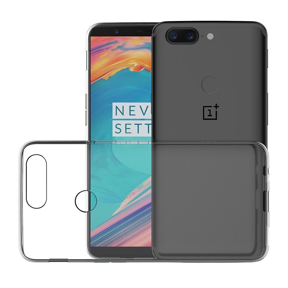 Custodia morbida originale in TPU per OnePlus 5 T 5T Cover sottile e sottile con bordo in silicone protettivo One Plus 5T Cover posteriore trasparente per telefono