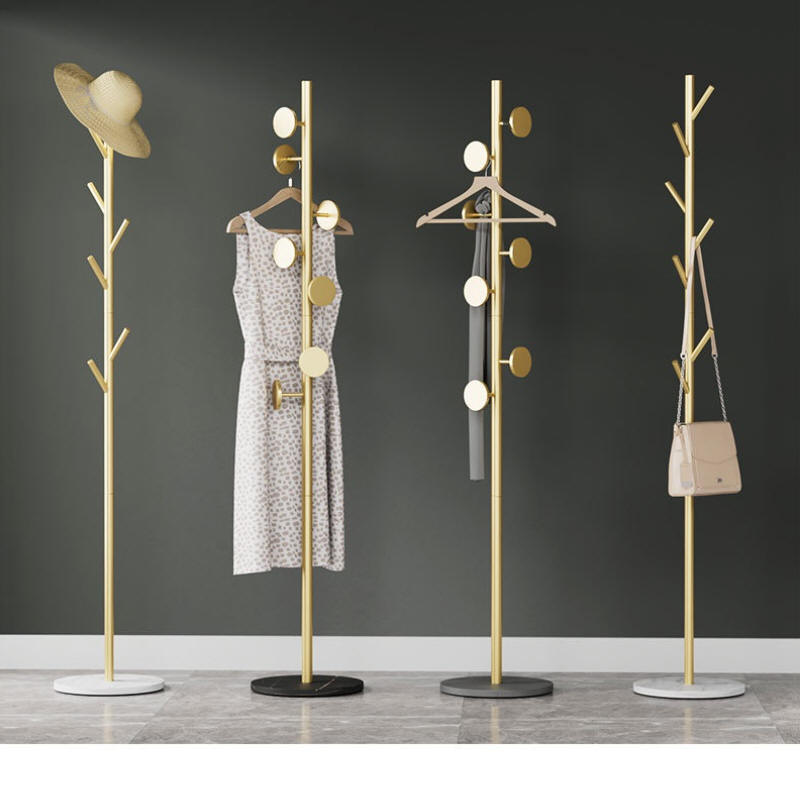 Luxe Kapstok Vloer Staande Kleerhanger 7 Haken Multifunctionele Opberghoed Organizer Handtassen Woonaccessoires Boom Hanger