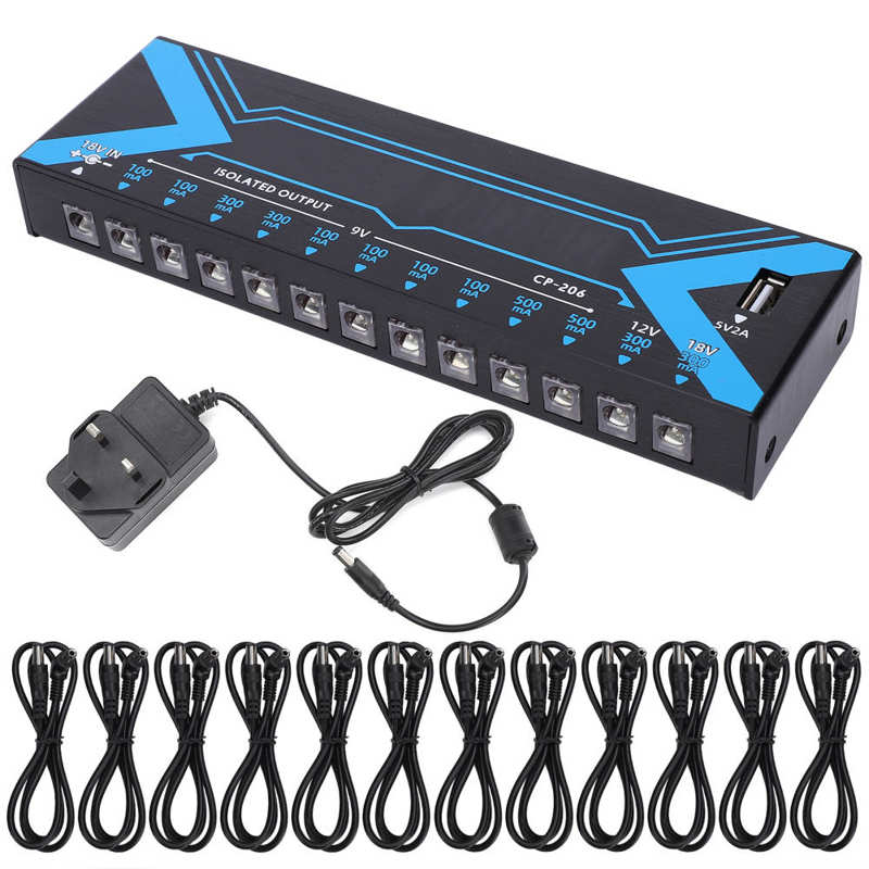 musical instruments Musical Accessories Effect Pedal 12 Outputs Short‑Circuit Protection Guitar Power Supply Accessories: Style3