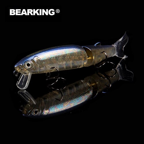 Bearking-leurre rigide pour la pêche au lac, en rivière, appât Wobblers à manivelle, appât artificiel de type Wobblers, 113mm, 13.7g, 0.9 à 1.8m, 1 unité: F