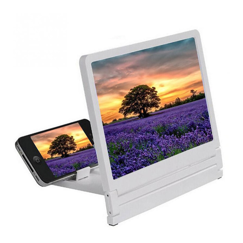 3D Gsm-scherm Vergrootglas Hd Video Versterker Smartphone Expander Vergroten Stand Video Vergrootglas Mobiele Beugel Draagbare