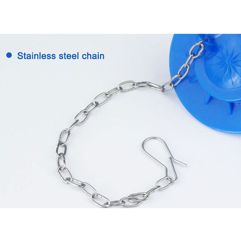 2Pcs Flush Valves Cover Rubber Drain Valve Toilet Seal Water Stop Valve Cover Toilet Tank Fittings Blue TN88