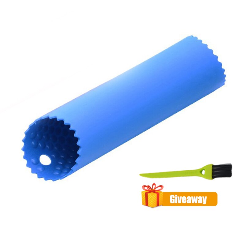 1Pc Silikon Knoblauch Schäler Knoblauch Rolle Stripper Silikon Knoblauch Schälen Rohr Aktualisierung Rolle Rohr Knoblauch Werkzeuge Küche Spielereien: Blau