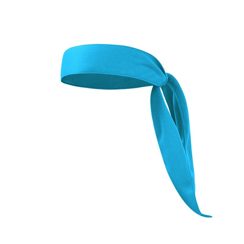 Sport Yoga cheveux ruban écharpe sport sueur courir Tennis Fitness Pirate bandeau Jogging Sports accessoires bandeau: PU ciel