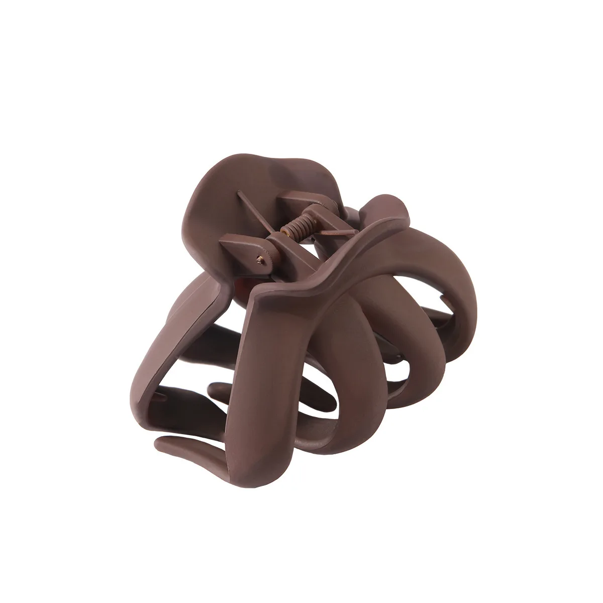 YHJ, estilo, pinza para el pelo de pulpo, Clip de tiburón de gran tamaño, tocados, pinzas para el pelo para mujer, accesorios para el cabello para estilismo diario para niña: Rojo