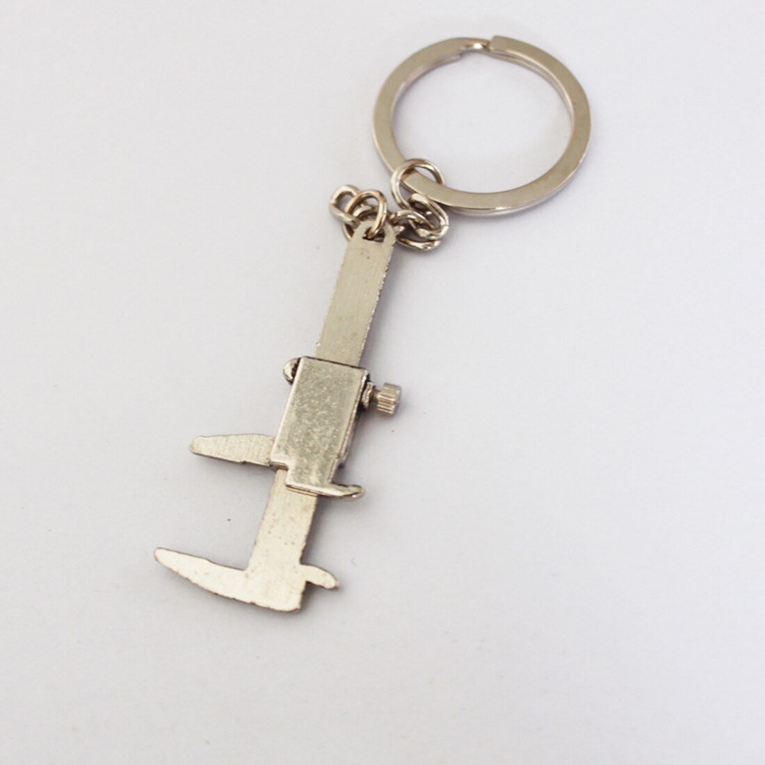 1PC Novelty Simulation Movable Vernier Caliper Model Key Chain Keyring Best