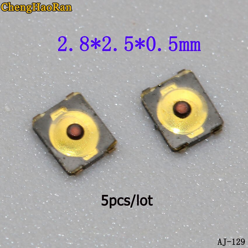 ChengHaoRan Ultra-thin light touch small power switch film pot chip power button volume button button shrapnel set of 5: Default Title