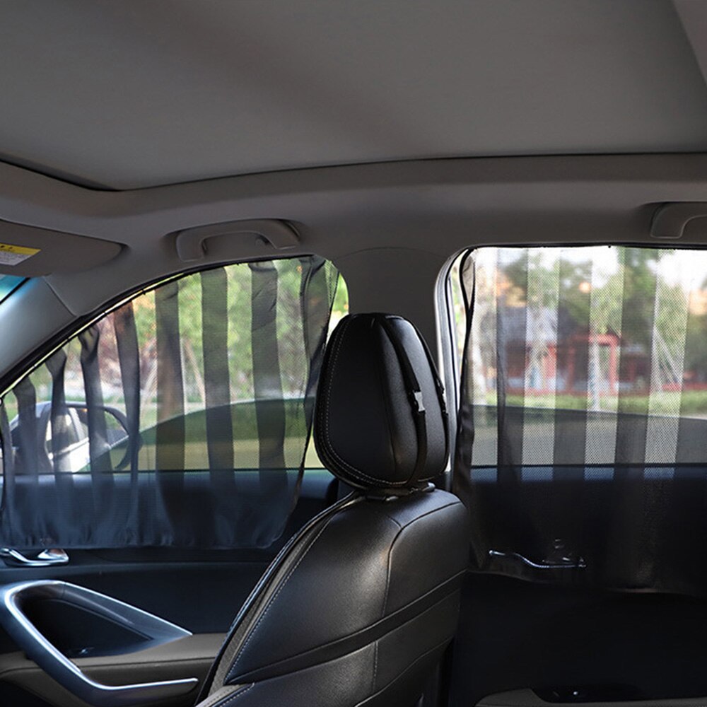 Back Sun shade Front Passenger Sun Shade Visor Anti-UV Cover 4pc 78*50cm