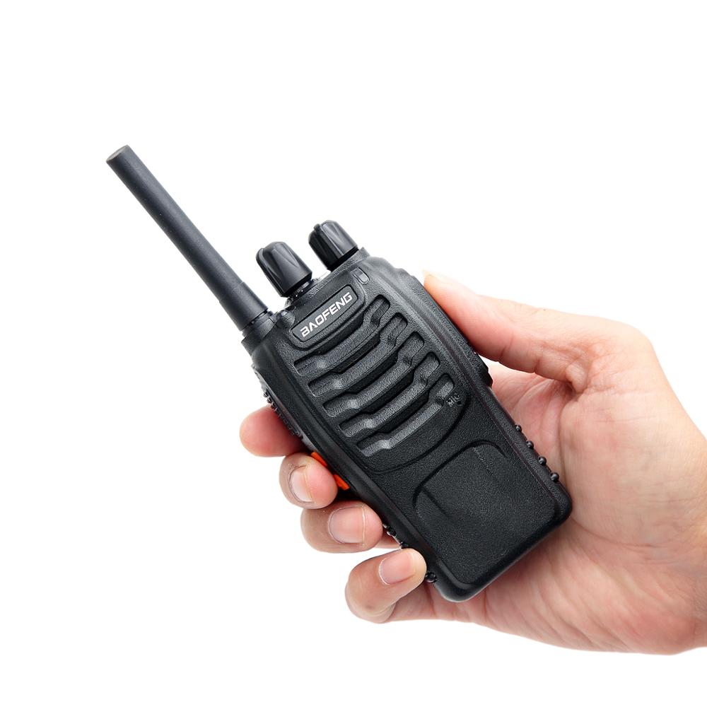 2 Stuks Baofeng BF-88E Pmr Walkie Talkie Upgrade Van BF888S 0.5W Uhf 446 Mhz 16CH Draagbare Twee-weg radio Met Usb Oplader Voor Eu Gebruiker