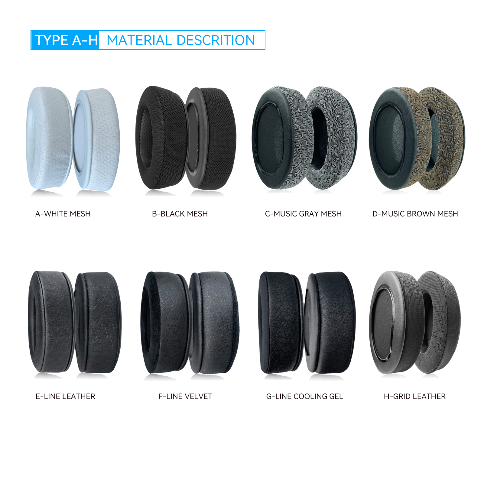 TOURFOUR Replacement Earpads for Sennheiser HD280 Pro Headphones Ear Cushion Cover Sleeve Earmuffs Headset Headband