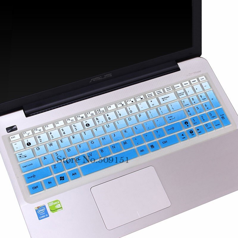 15.6 pouces clavier d'ordinateur portable En Silicone De Protection Couverture de Clavier Pour Asus A555U A541U F555Y D555Y F555 X555S F555UJ R556L X552W