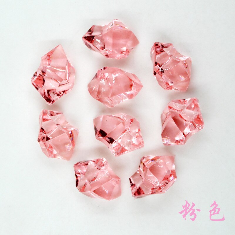 Cristaux en acrylique 250 pièces | Pierre d'aquarium, réservoir de poissons/fournitures de décoration de mariage, de jardin domestique: light pink