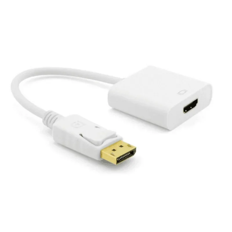 Convertisseur compatible USB 1080 vers HDMI, câble adaptateur audio vidéo externe, convertisseur multi-affichage pour ordinateur de bureau, ordinateur portable, PC, 3.0 P: WHITE