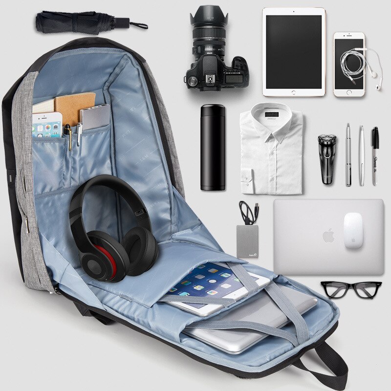 Mannen Rugzak Zakelijke Multifunctionele Tas Laptop Tas Mode Trend Grote Capaciteit Reizen Anti-Diefstal Rugzak