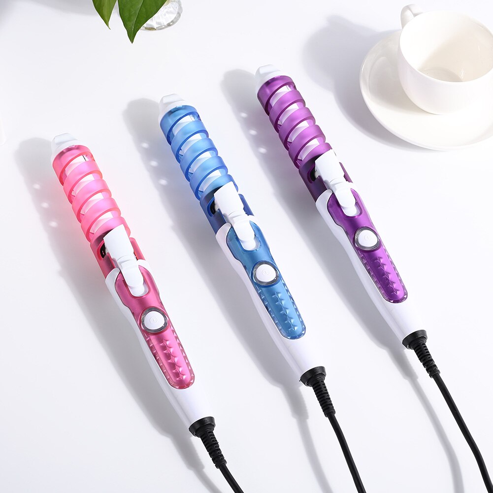 Rizador de pelo automático de 3 colores máquina para rizar el cabello, estilista de peluquería, salón de belleza de , portátil, regulador de temperatura