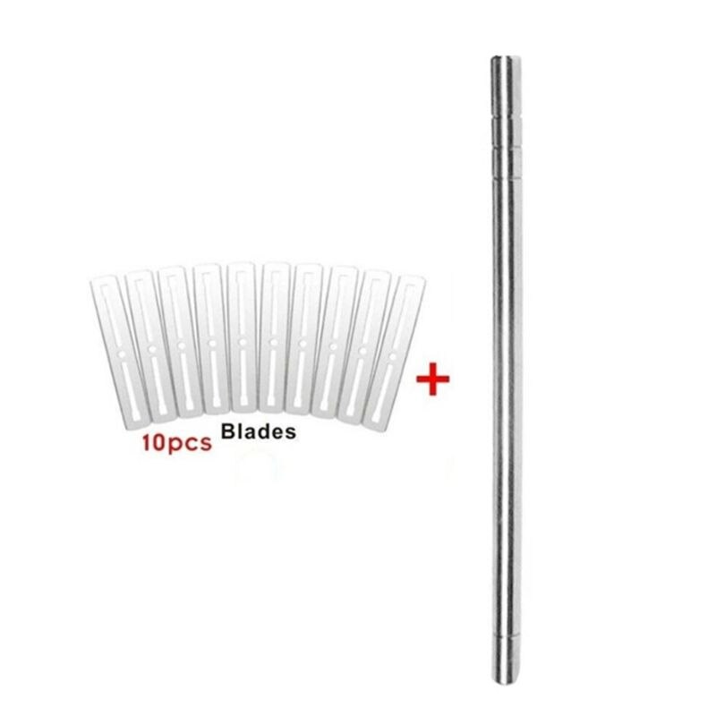 Hair Tattoo Trim Styling Engraving Pen Face Eyebrow Shaping Scissors Device Multifunctional Beards Razor Hairdressing Tool: pen and blades